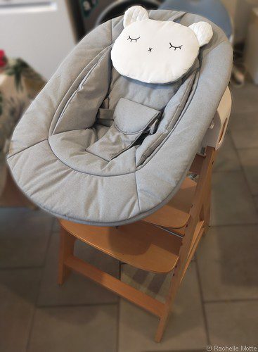 transat en hauteur sur chaise haute