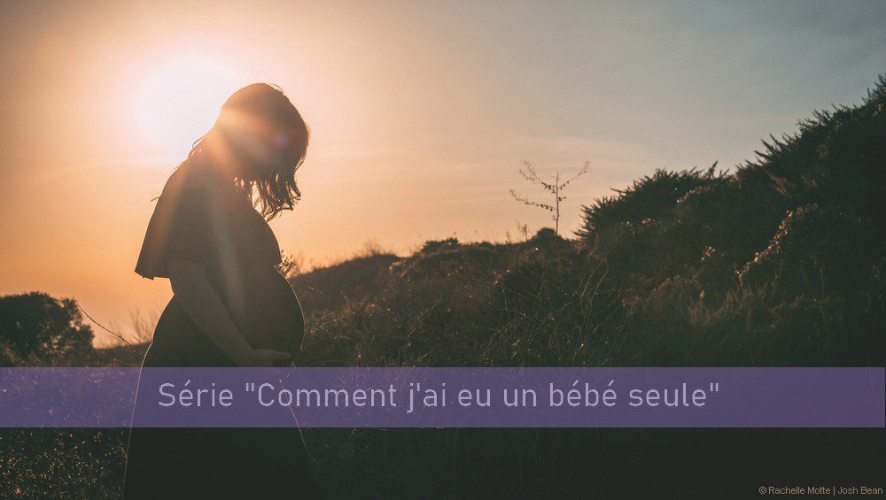 silhouette femme enceinte dans soleil couchant